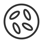 Malaria Negative Microscope SVG Icon